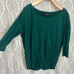 White House Black Market Green Long Sleeve Top
